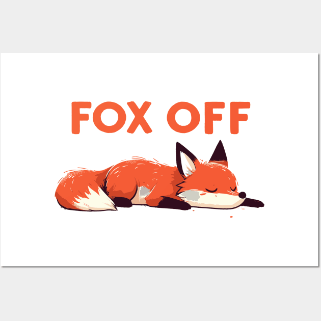 Fox off Wall Art by Evgmerk